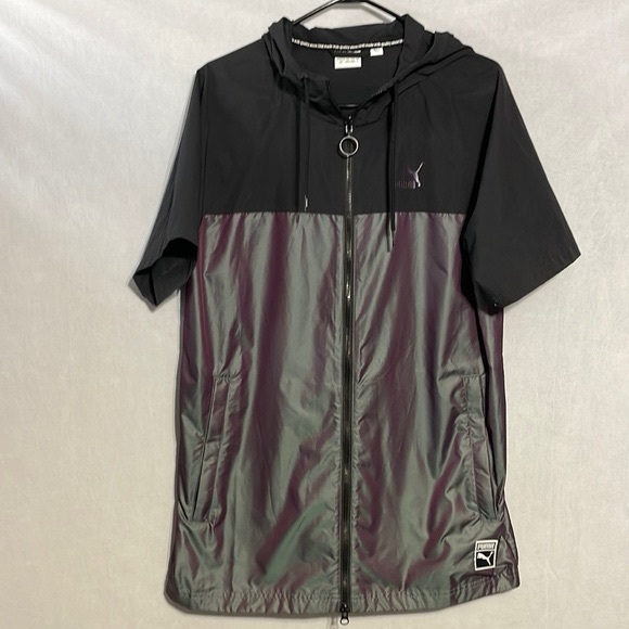 Puma Iridescent Mens Short Sleeve Jacket - Picture 1 of 4